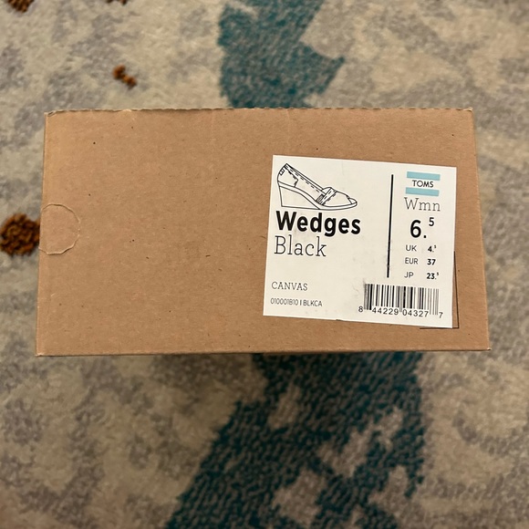 Toms Black Wedges - Picture 5 of 8